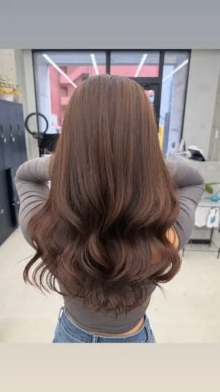 ロング カラー キッズ 名駅/カラーモデル 募集/sakuraのヘアスタイル