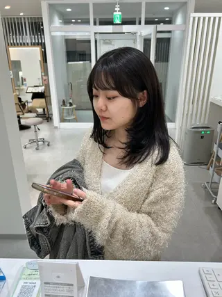 セミロング ITAKURA/ 実葉のヘアスタイル