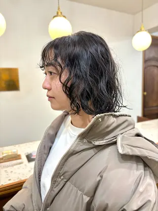 ショート パーマ ayano🫧 《CIEN》のヘアスタイル