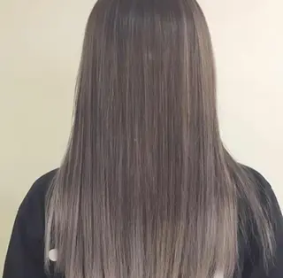 セミロング カラー 🍀失敗しない 縮毛矯正熊谷竜馬🍀のヘアスタイル