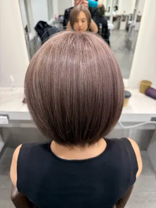 ショート カラー 白髪率別白髪ぼかし /なおき/表参道のヘアスタイル
