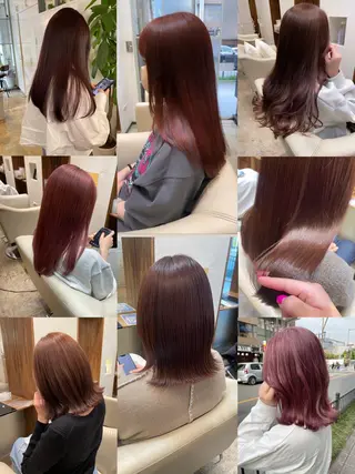 カラー 【完全個室】髪質改善 暖色カラー/山崎唯奈のヘアスタイル