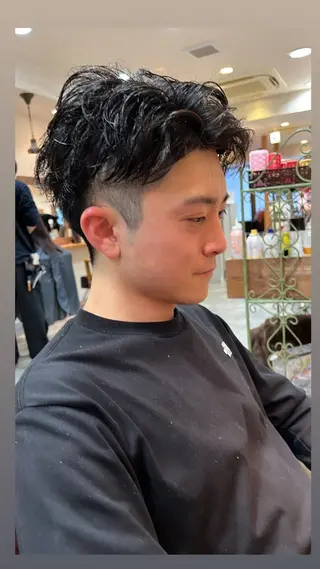 メンズ 透明感・艶感 小坂隼斗のヘアスタイル