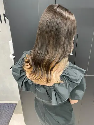 ミディアム カラー ヘアアレンジ 当日予約⭕️ JUNYAのヘアスタイル