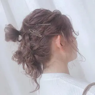 ヘアアレンジ 原 麻耶のヘアスタイル