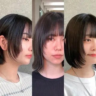 ショート 伊 杏のヘアスタイル