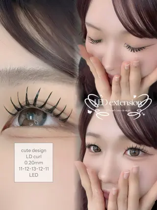 マツエク・マツパ by fleur KOKONAのマツエク・マツパデザイン