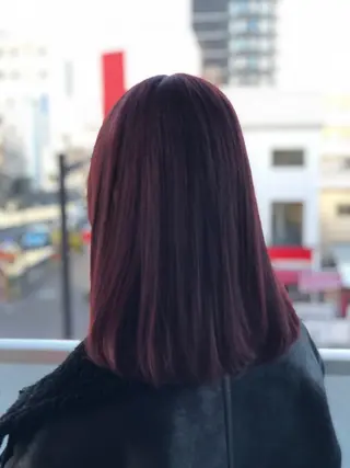 セミロング カラー 永井大樹✨ 透明感カラー✨のヘアスタイル
