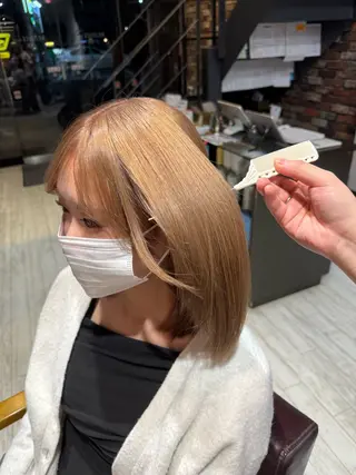 カラー まつもと みなつのヘアスタイル