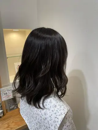 ミディアム カラー 髪質改善/レイヤー /ボブ/中村莞太朗のヘアスタイル