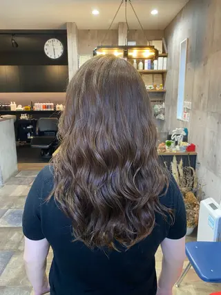 ロング カラー わたぬき りるのヘアスタイル