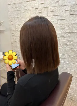 ボブ/艶カラー ❣️マナミのヘアスタイル
