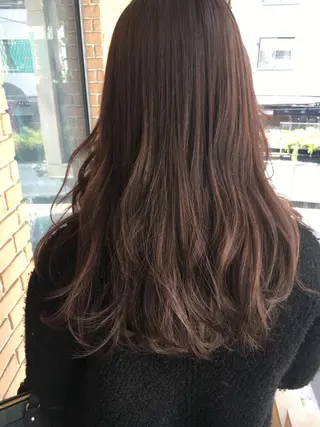 ロング カラー 北條 優輝のヘアスタイル