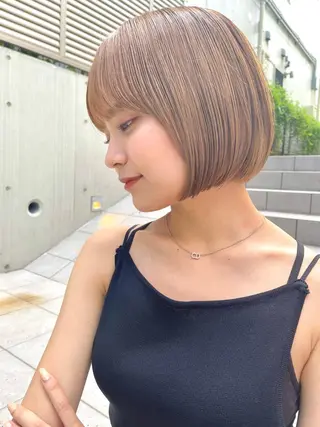 ショート カラー レイヤー職人 横浜/似合わせ/秋山のヘアスタイル