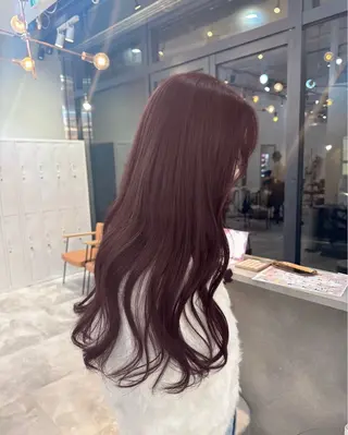 ロング カラー 赤み無し柔らかカラー 【梅田】madokaのヘアスタイル