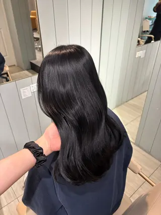 カラー 縮毛矯正/レイヤー/ 髪質改善/海月のヘアスタイル