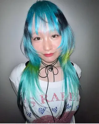 ロング カラー 圧倒的デザイン力 店長🎨RENAのヘアスタイル