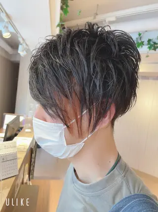 カラー メンズ ❣️モードケイズ塚口 和田一将のヘアスタイル