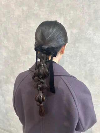 ロング ヘアアレンジ Rangali nanamiのヘアスタイル