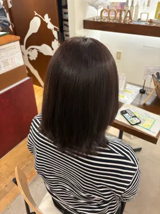 ミディアム 髪質改善カラー 貝本 遥那 🧸⸝⋆*のヘアスタイル