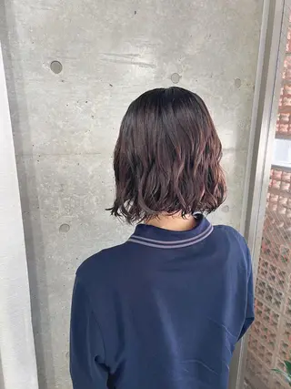 パーマ ボブパーマコテ巻き風 パーマNo1深江秀平のヘアスタイル