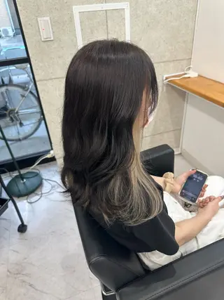 ロング カラー ヘアセット🎀透明感 カラーHiROEのヘアスタイル