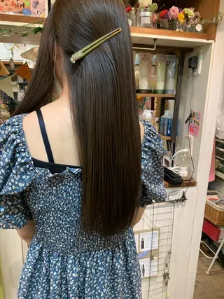 ロング “ととのう”ヘッドス パ🌿本多麻亜優のヘアスタイル