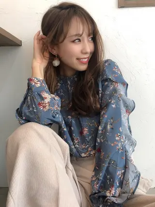 ロング カラー LOOP hairのヘアスタイル