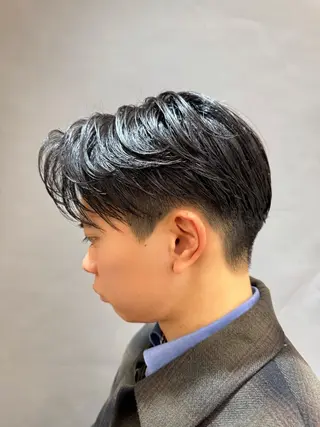 ショート パーマ メンズ 横浜/レイヤー/ カネコのヘアスタイル
