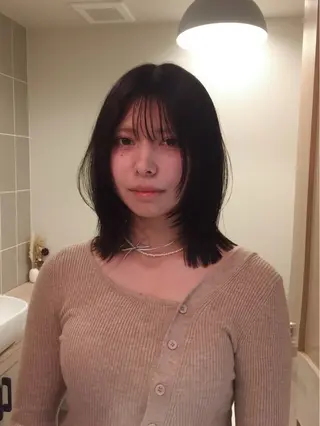 ミディアム 大関 星翔のヘアスタイル