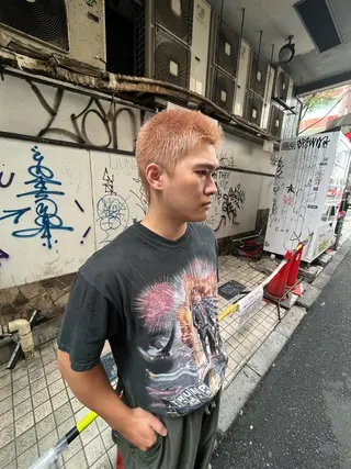 ショート カラー パーマ ヘアアレンジ メンズ 💎髪質改善特化💎 RUITOのヘアスタイル