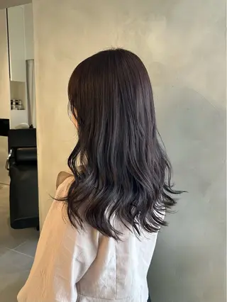 セミロング カラー 🧚つやさらhair 🧚manakaのヘアスタイル