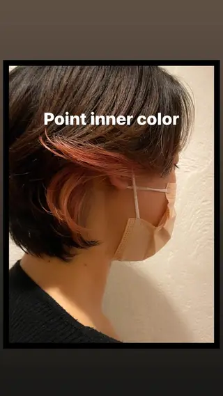 ショート カラー 松永 竜汰のヘアスタイル