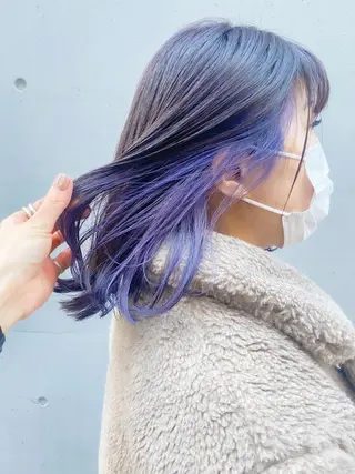 カラー レディースパーマ モデル募集RIKOのヘアスタイル