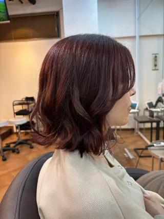ミディアム カラー 木下 みさきのヘアスタイル