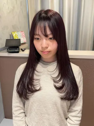 ロング 阪倉 美玲のヘアスタイル