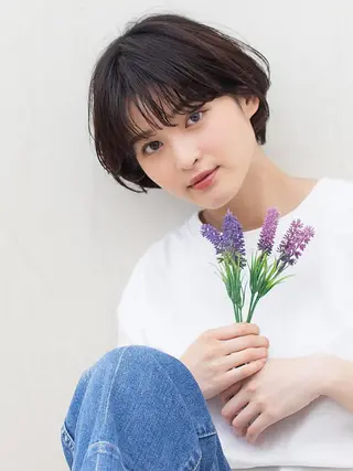 カラー 大島 千怜のヘアスタイル