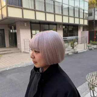 ショート カラー ⚜️ブリーチ× 透明感✨Hayatoのヘアスタイル