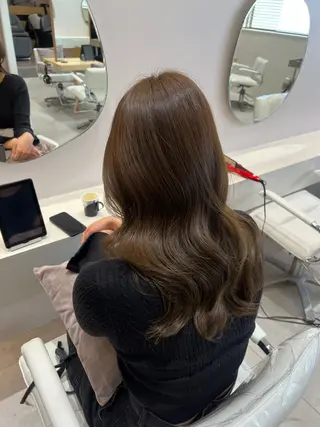 セミロング Zina河原町店 momokaのヘアスタイル