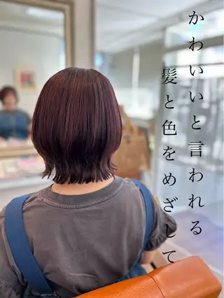 ショート カラー ナチュラルオーブン 大村店🍀深松孝枝のヘアスタイル