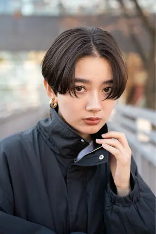 ショート カラー green/ Ken/白髪染めのヘアスタイル