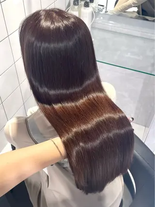 ロング カラー 表参道♡暗髪♡ 艶カラー♡アユミのヘアスタイル