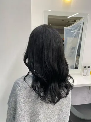 セミロング カラー ヘアアレンジ キッズ TRU Shino🦋のマツエク・マツパデザイン