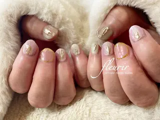 ネイル フルリール 【プライベートサロンのネイルデザイン