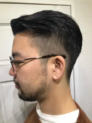 メンズ Soleria 田中慎一のヘアスタイル