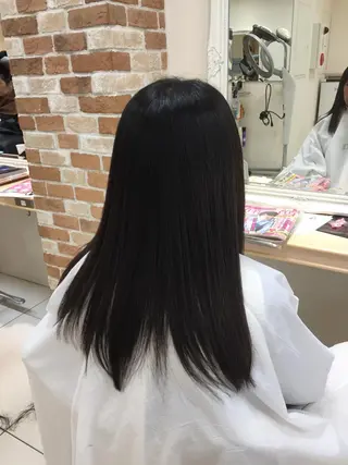 ロング パーマ 丸みショートボブ/ タッセルボブ 吉野のヘアスタイル