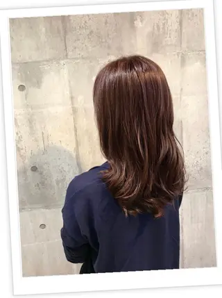 セミロング カラー パーマ ヘアアレンジ メンズ キッズ ネイル マツエク・マツパ EnBlesS西宮 マンツーマン神道有基のヘアスタイル