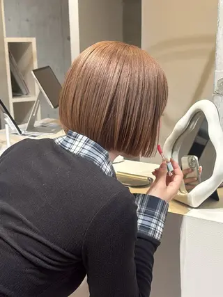 ショート カラー Rem所属・透明感×レイヤー 【梅田】KANONのヘアスタイル