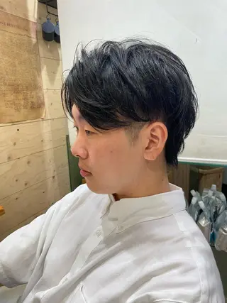 パーマ メンズ 山田 晃輔のヘアスタイル