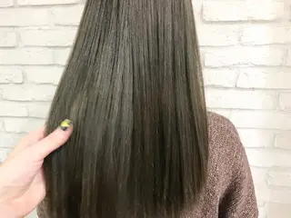 セミロング カラー 横浜🍒ルーツカラー エクステ/RIEのヘアスタイル